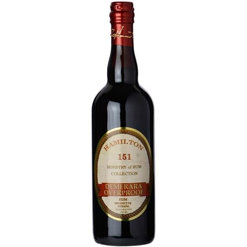 Hamilton Demerara Rum Overproof 151'