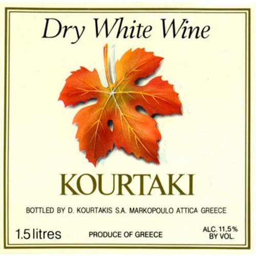 Kourtaki Dry White - Greek (White)