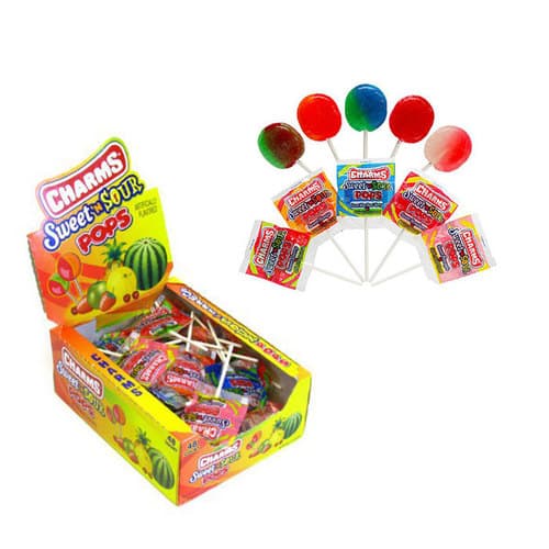 Charms Candy Pops • Sweet & Sour