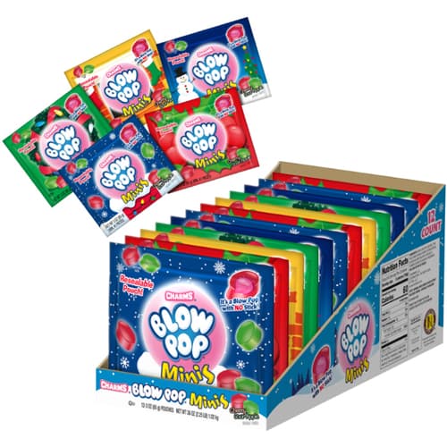 Blow Pops Holiday Candy Minis Christmas Pouch