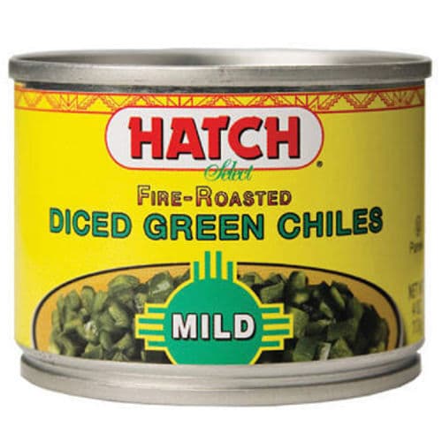 Hatch Select Peeled Green Chilies Chopped Mild