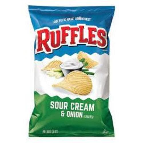 Frito Lay • Ruffles Sour Cream & Onion Potato Chips