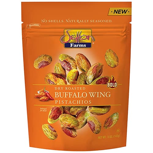 Setton Farms Pistachios • Buffalo Wing Seasoned Kernels