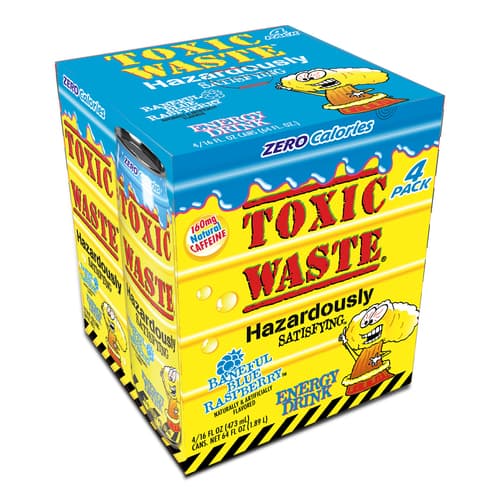 Toxic Waste Energy Drink • Baneful Blue Raspberry