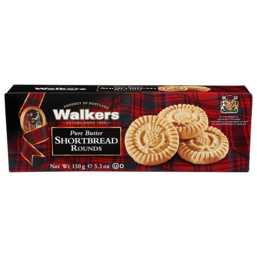 Walkers Round Pure Butter Scottish Shortbread