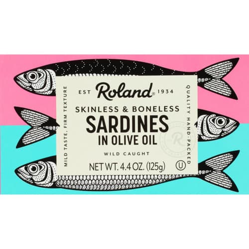 Roland Sardines • Skinless & Boneless Olive Oil