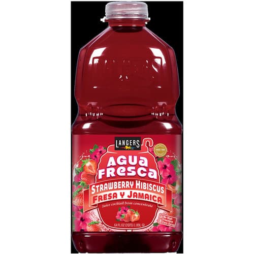 Langers Agua Fresca • Strawberry Hibiscus