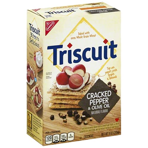 Triscuit Cracked Pepper & Olive Oil Crackers