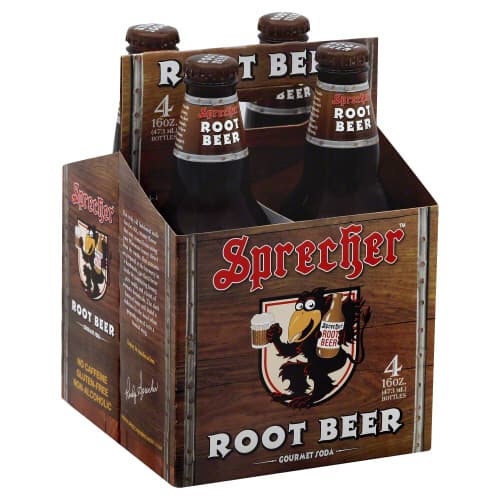 Sprecher Soda • Root Beer 4 Pk