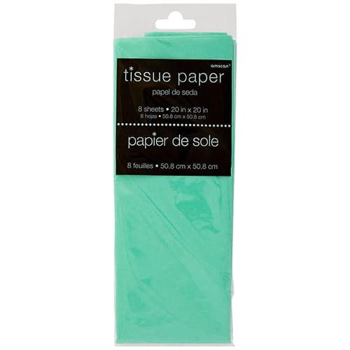 Amscan Tissue Sheets • Green 8 Ct