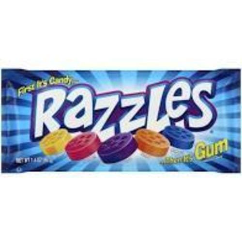 Razzles Tropical Flavor Candy Gum