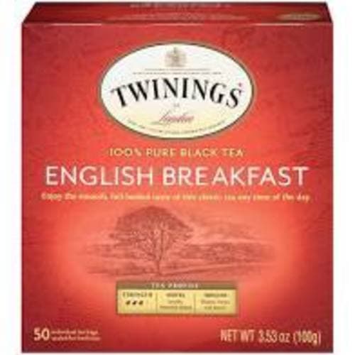 Twinings Teabags • English Breakfast 50 Ct