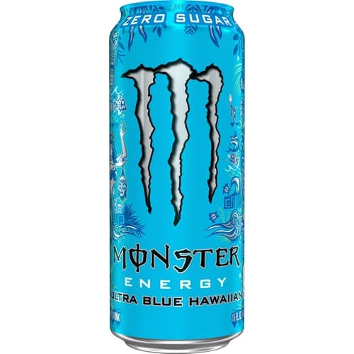 Coke Monster Energy Drink • Ultra Blue Hawaiian