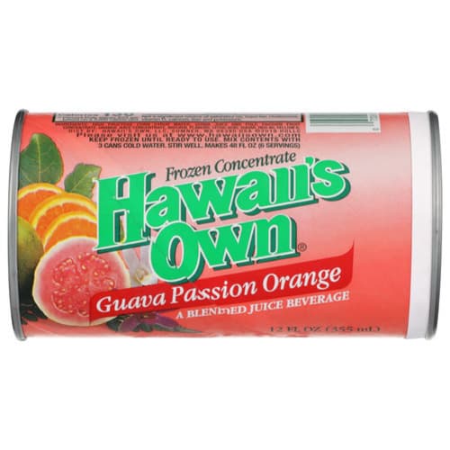 Hawaii's Guava Passion Orange Frozen Concentrate