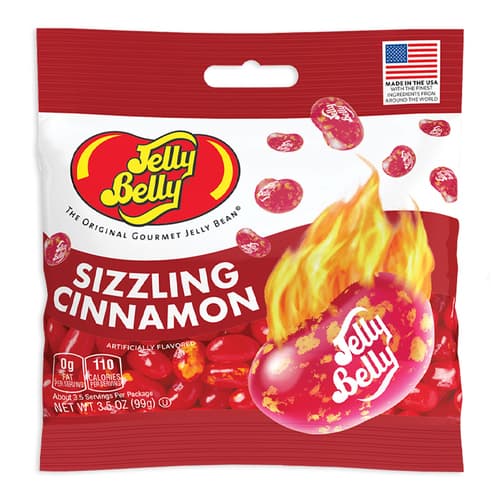 Jelly Belly Sizzling Cinnamon Jelly Bean Candy Bag