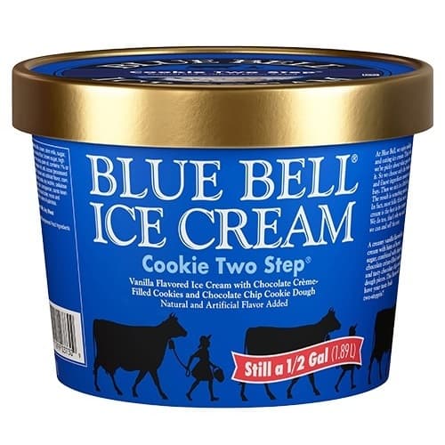 Blue Bell Ice Cream • Cookie Two Step Hgal
