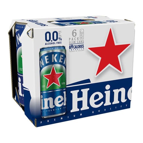 Heineken 0.0 Alcohol Free • 6pk Can