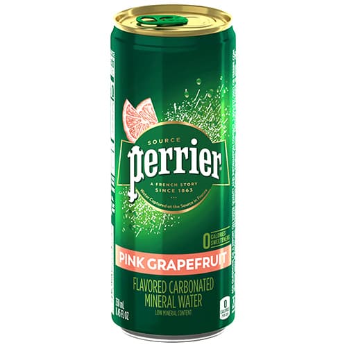 Perrier Water • Grapefruit 330ml Slim Can 8 Pack