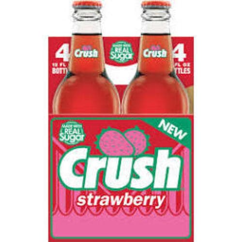 Crush Soda • Strawberry 4pk / 12oz