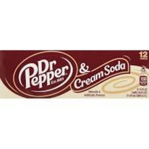 Dr. Pepper • Cream Soda 12 oz 12 Pack
