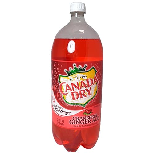 Canada Dry Ginger Ale • Cranberry Zero Sugar 2 Liter