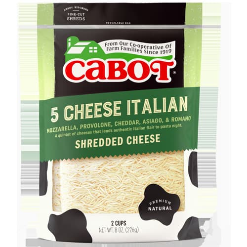 Cabot 5 Cheese Italian Shred
