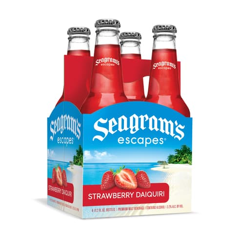 Seagrams Escapes Strawberry Daquiri • 4pk Bottles