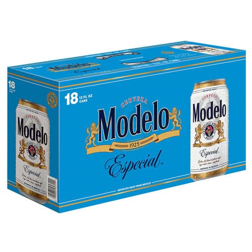 Model Especial 18 Pack Cans