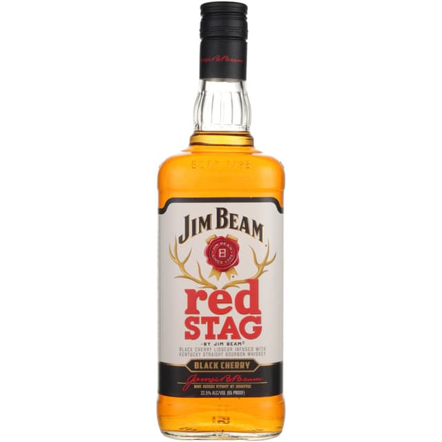 Jim Beam Red Stag Black Cherry Kentucky Straight Bourbon Whiskey