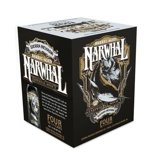 Sierra Nevada Barrel Aged Narwhal • 4pk 16oz Can