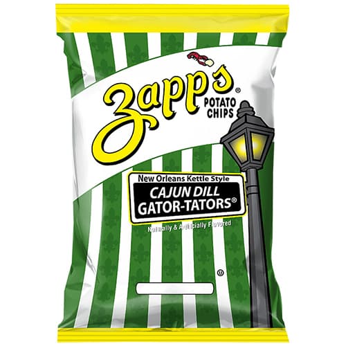 Zapps Potato Chips • Cajun Dill Gatortator
