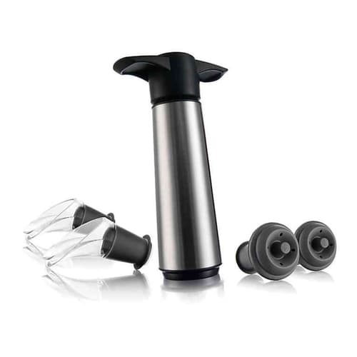 Vacu Vin • Wine Saver Stainless Gift Set
