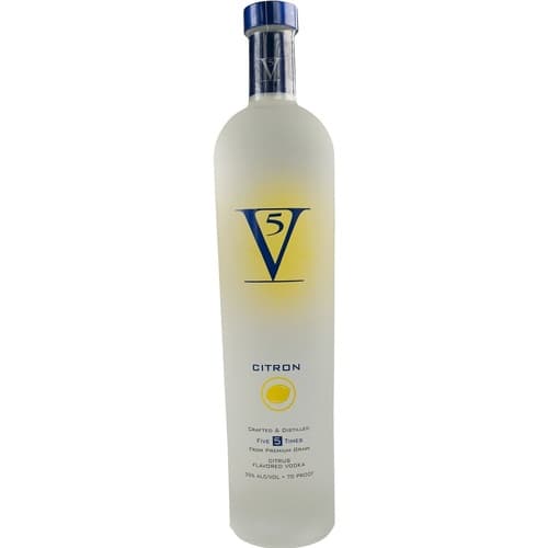 V.. "five" Vodka • Citron