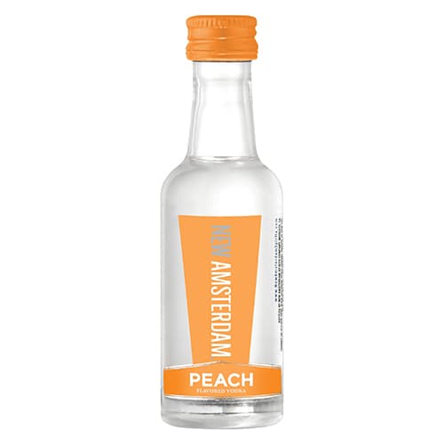 New Amsterdam Vodka •peach 50ml (Each) Gallo California