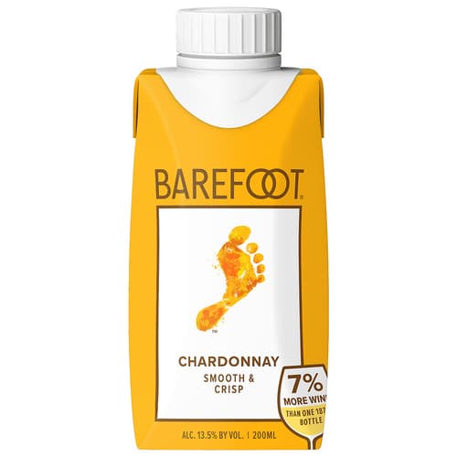 Barefoot Chardonnay 200ml Tetra
