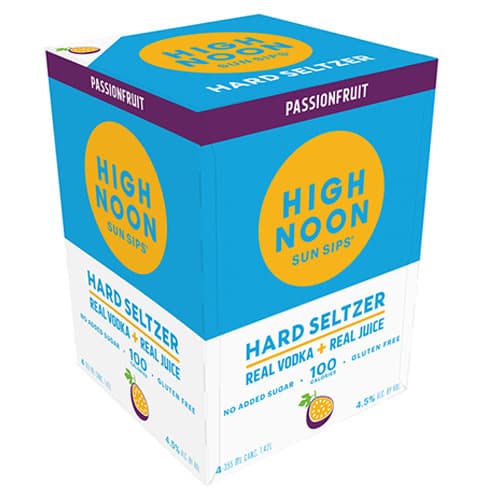 High Noon Passionfruit Vodka Hard Seltzer 4pk