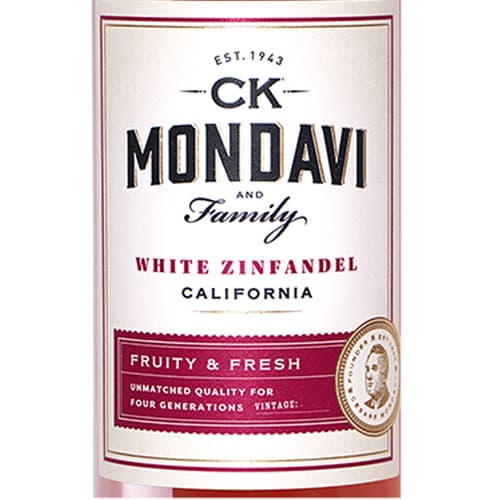 Ck Mondavi White Zinfandel