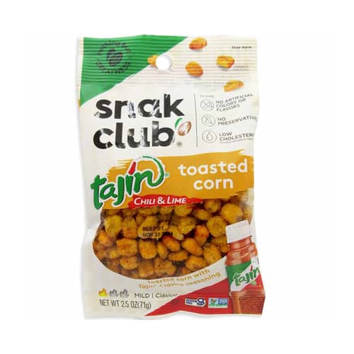 Snak Club Tajin Chili & Lime Bag • Toasted Corn