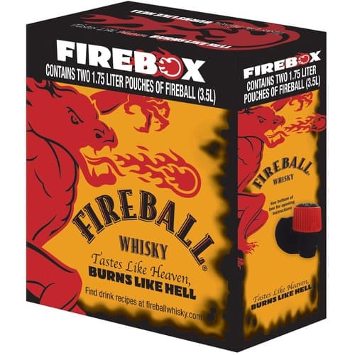 Fireball Cinnamon Whisky • 3.5lt Firebox