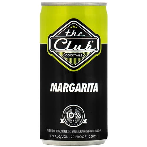 Club Cocktails • Lime Margarita Can