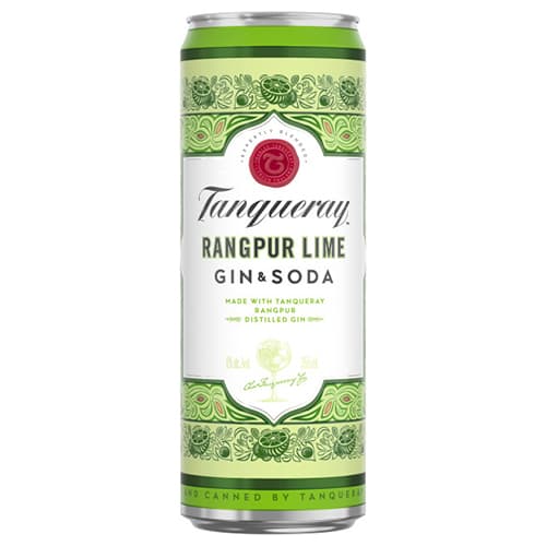 Tanqueray Cocktails • Rangpur Lime & Soda 4pk-12oz