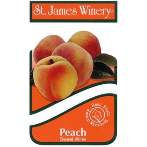 St.. James Winery Peach Sweet Wine White Blend