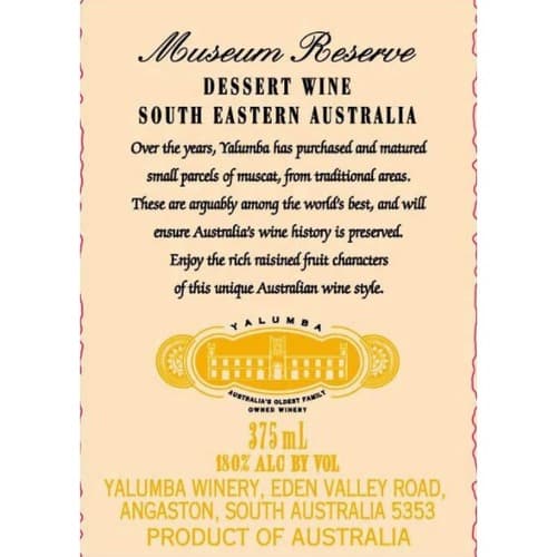 Yalumba Museum Muscat Australia