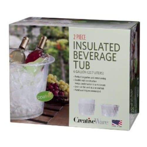 Creativeware Insulated Tub • 6 Gallon