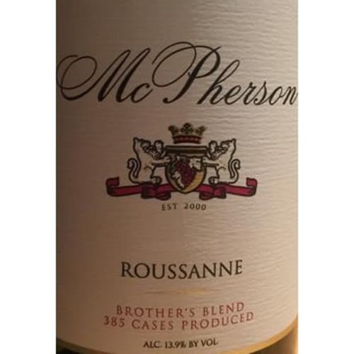 McPherson Roussanne Texas