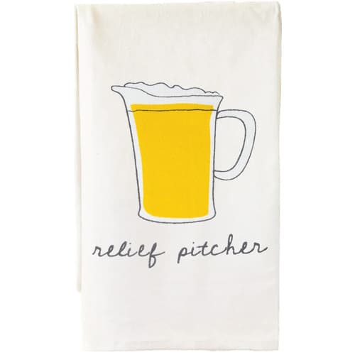 Relief Pitcher Bar and Kitchen Towel
