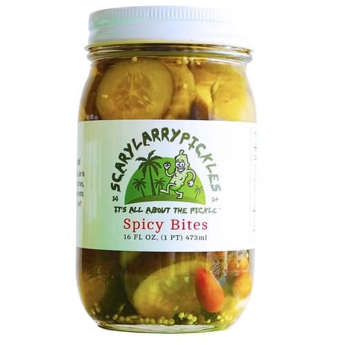 Scary Larry Pickles Spicy Bites