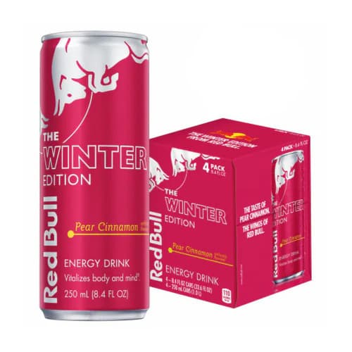 Red Bull Winter • Pear Cinnamon 8.4 oz 4 Pack
