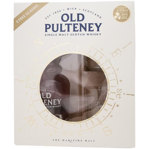 Old Pulteney 12yr • with Glasses