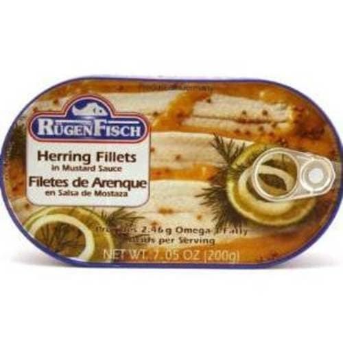 Rugenfisch Herring Fillets • Mustard